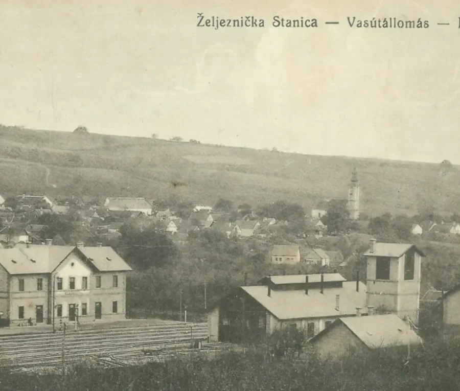 Železnička stanica u Vrdniku, istorijska razglednica